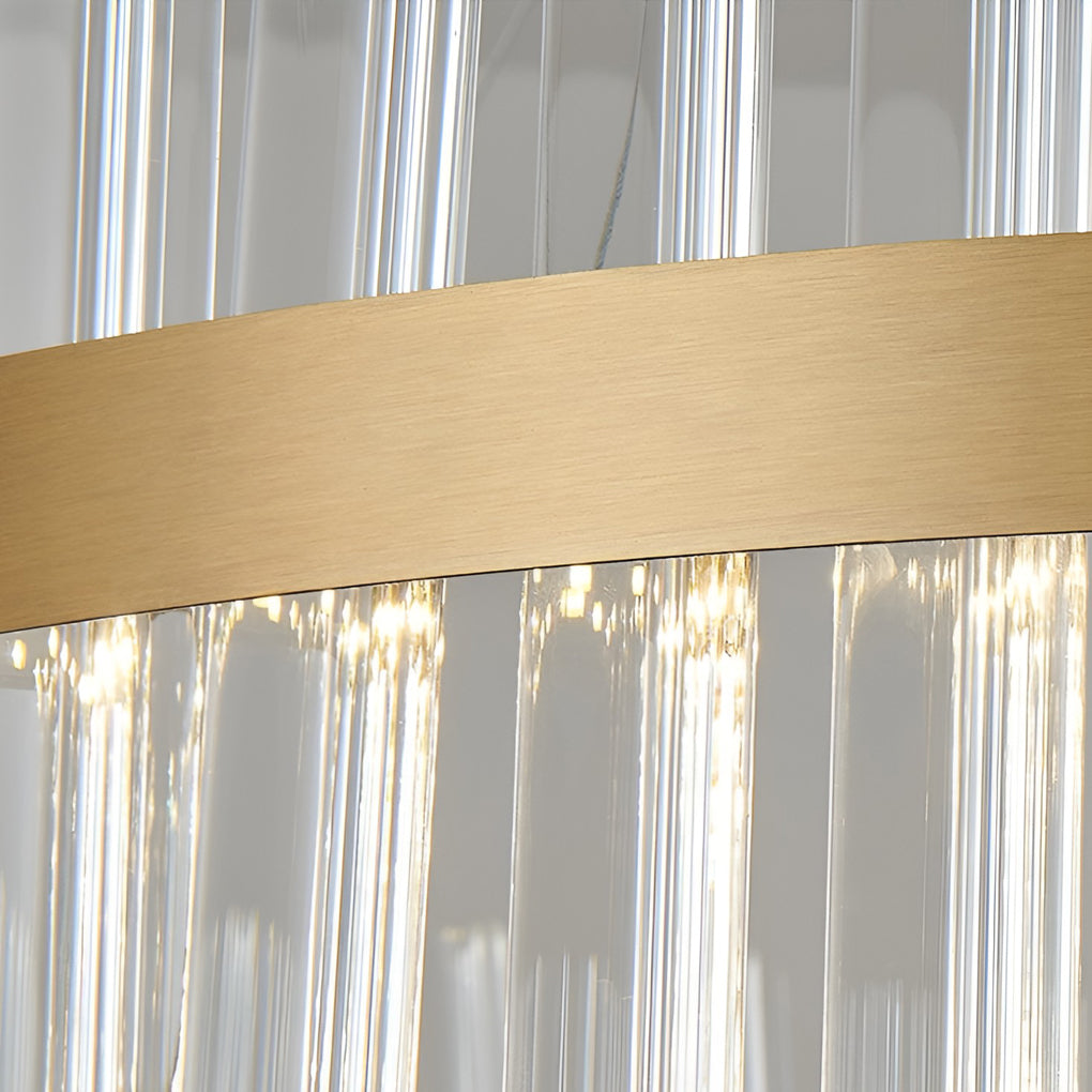 Round Crystal Pendant Light Li002000