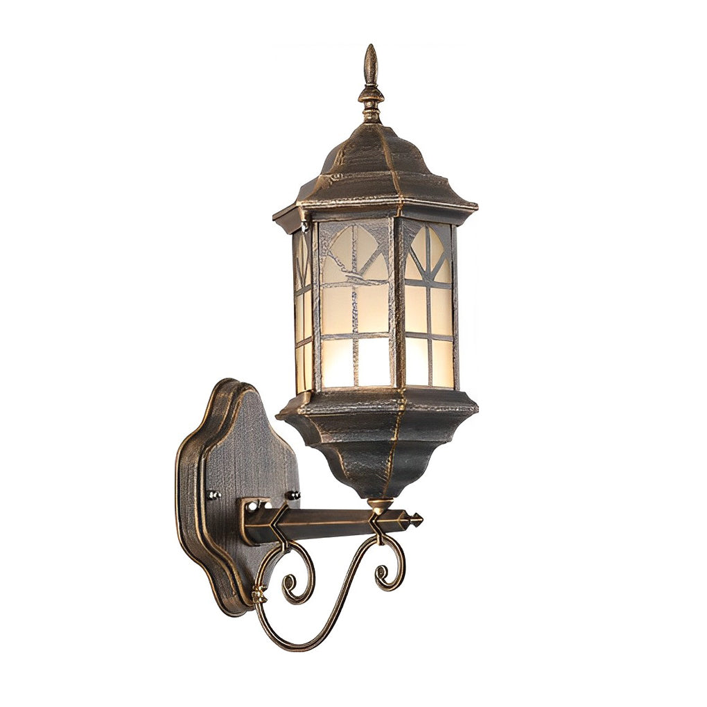 Retro Led Solar Wall Lamp Ha083674