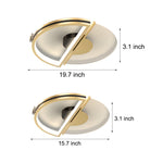 Personalized Round Led Three Step Dimming Modern Ceiling Lights Fixture