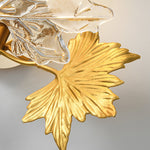 Maple Leaves Glass Wall Lamp Li002587