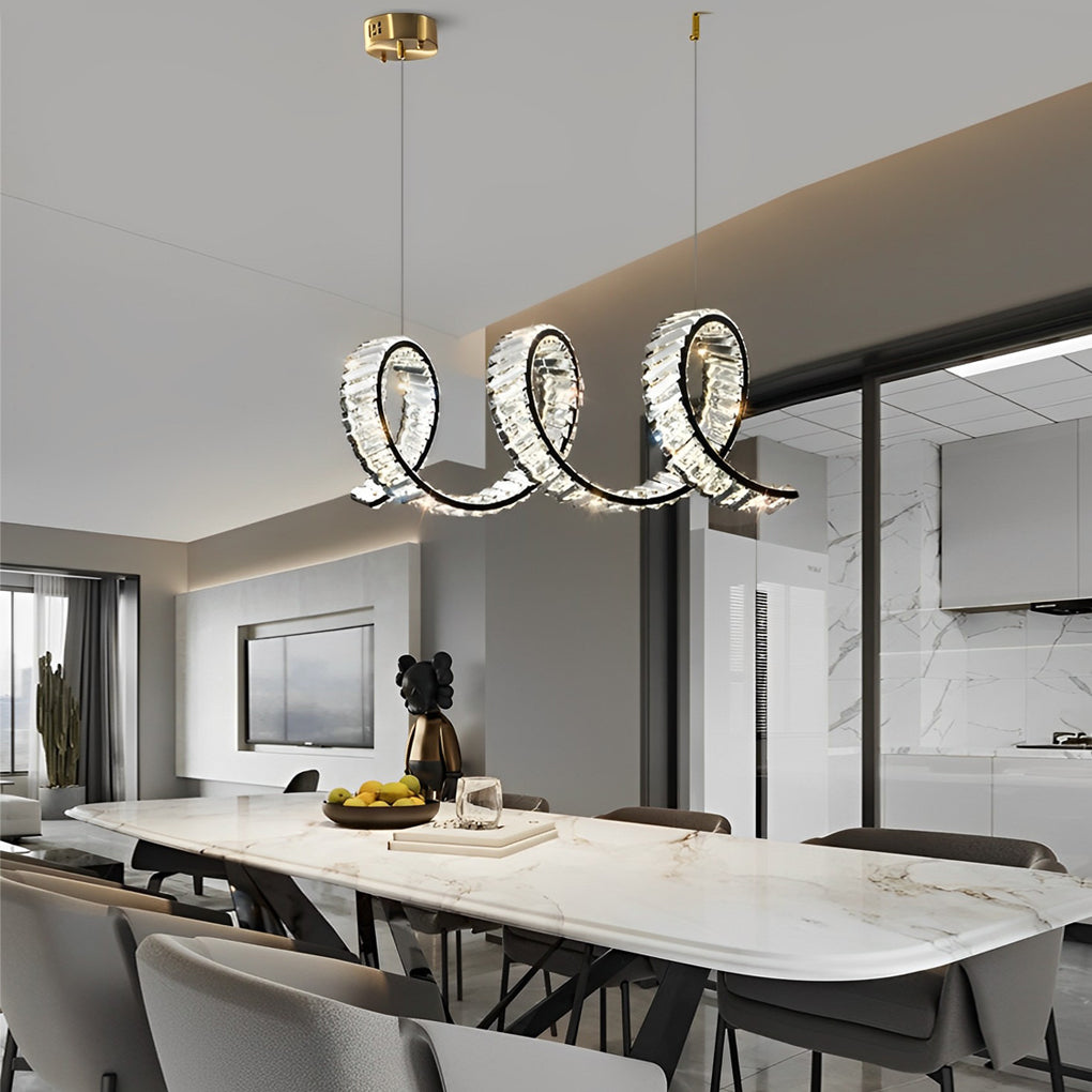 Creative Crystal Dining Room Pendant Light Ha098608