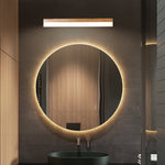 Wooden Led Bathroom Vanity Light Plastic Shade