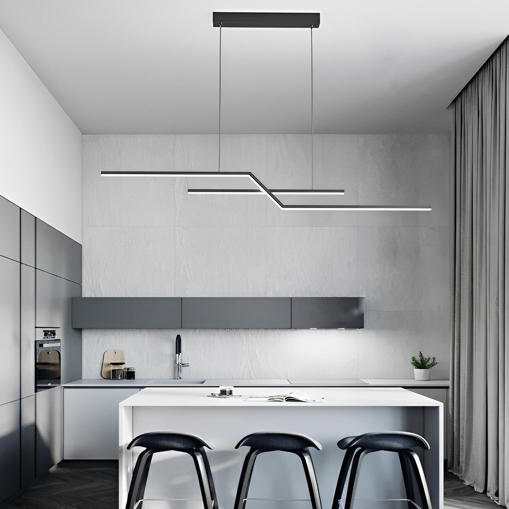 Linear Led Modern Kitchen Island Light Ha077493