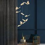 Small Butterflies Long Chandelier Ha093702