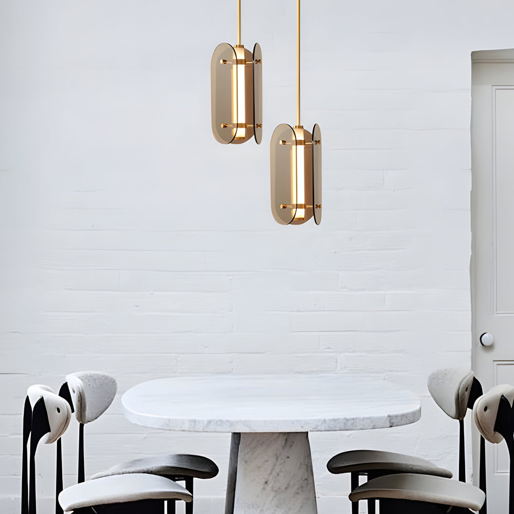 Long Round Luxury Small Pendant Light Li002714