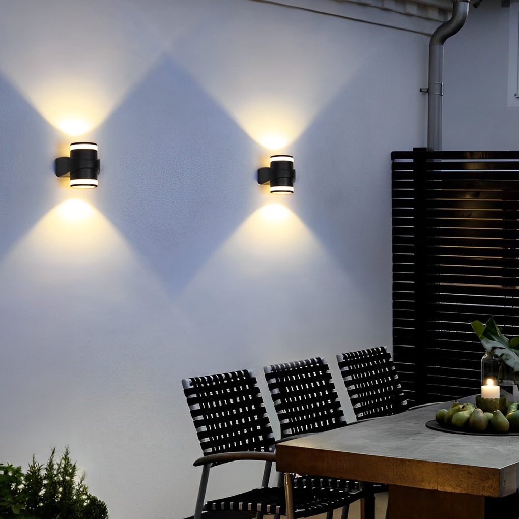 Round Up And Dawn Light Outdoor Wall Lights Li002185