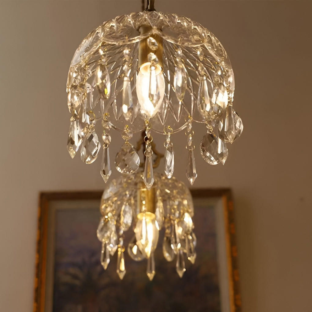 Retro Led Gold Modern Pendant Light