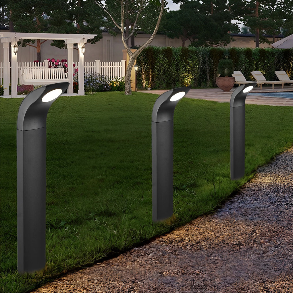 Curved COB LED Pathway Lights for Modern Landscapes