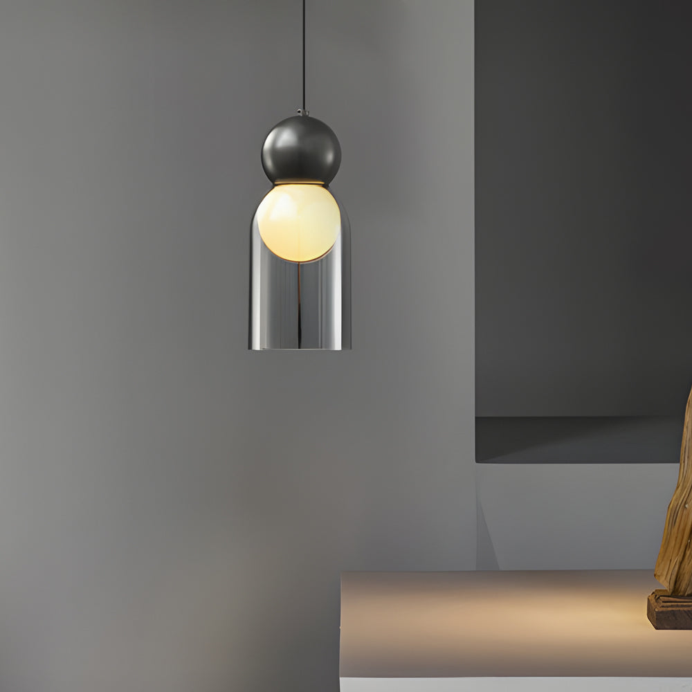 Glass Gourd Creative 3 Step Dimming Copper Luxury Modern Pendant Lights Li002741
