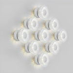 Circular Nest Grid Wall Sconce Ha078264