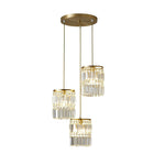Cylindrical Crystal Shade Hanging Light Li002465
