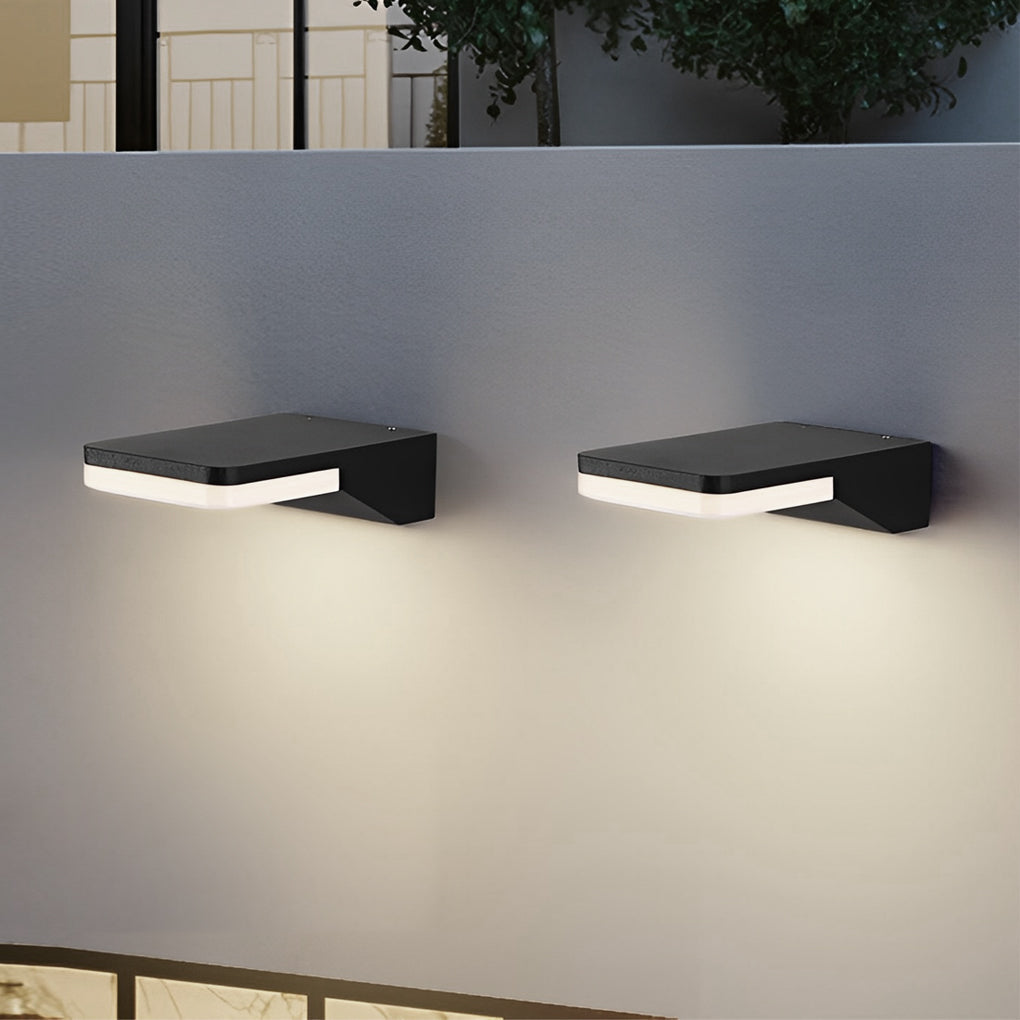 Rectangular Outdoor Wall Sconce Ha083607