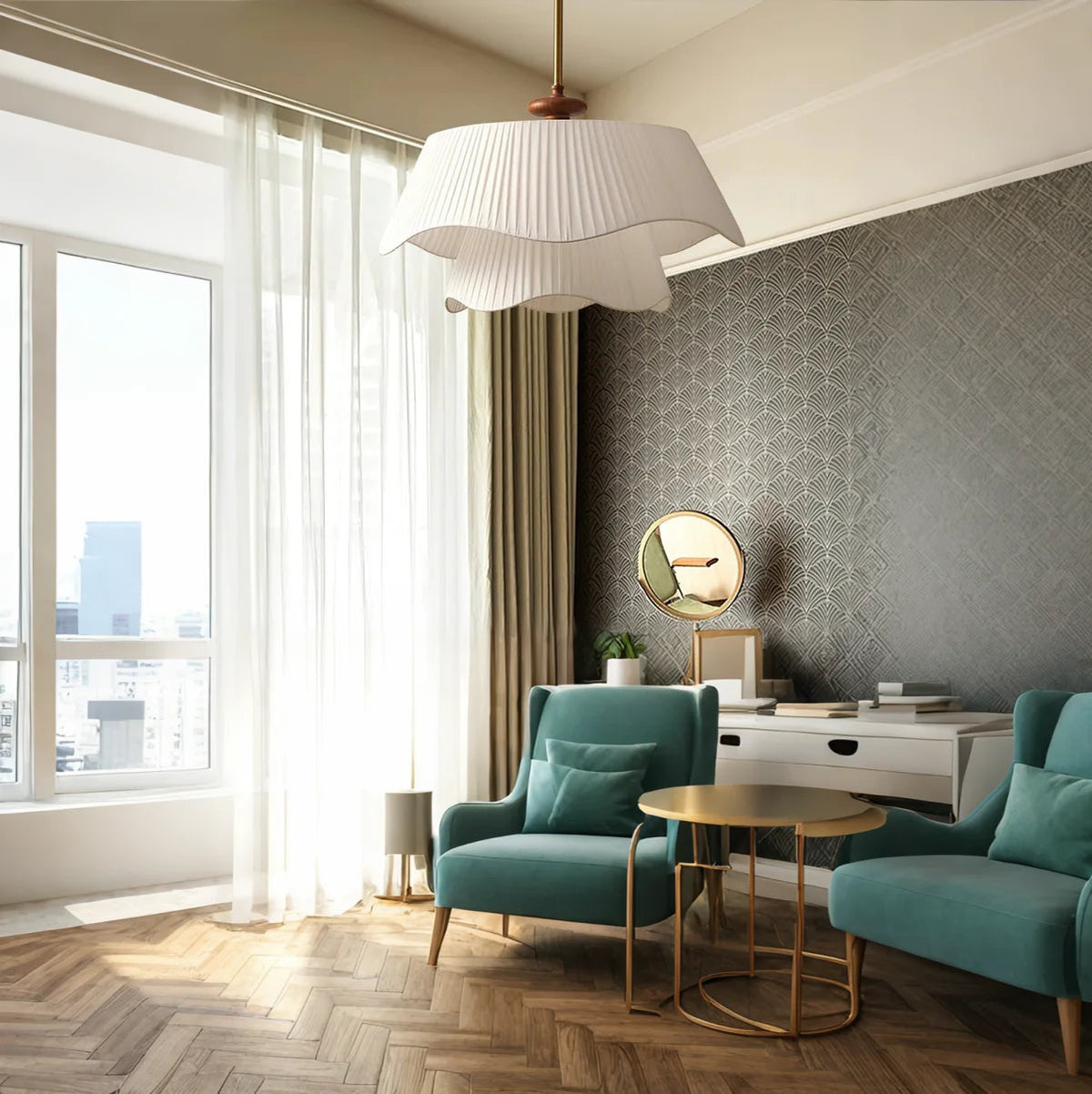 Chic Double Layer Pendant Light