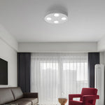 9 1 Inch Peg 4 Light Led Flush Mount Ceiling Light For Bathroom
