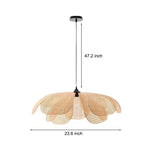 Creative Flower Petals Japanese Style Pendant Light Ha098825