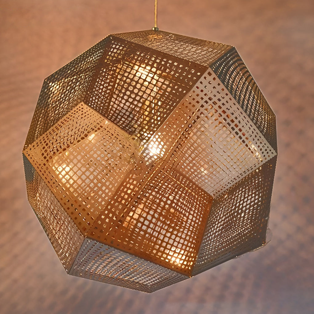 Geometric Round Pendant Light Li001974