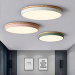 Chic Wood Flush Mount Ceiling Light