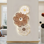 Ins Flowers Plant Luminous Led Lighting Usb Decorative Painting Wall Decor