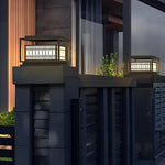 Square Vintage Design Outdoor Pillar Lights Li002112