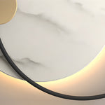 Dia 13 26 Round Marble Decorative Led Wall Sconces For Home