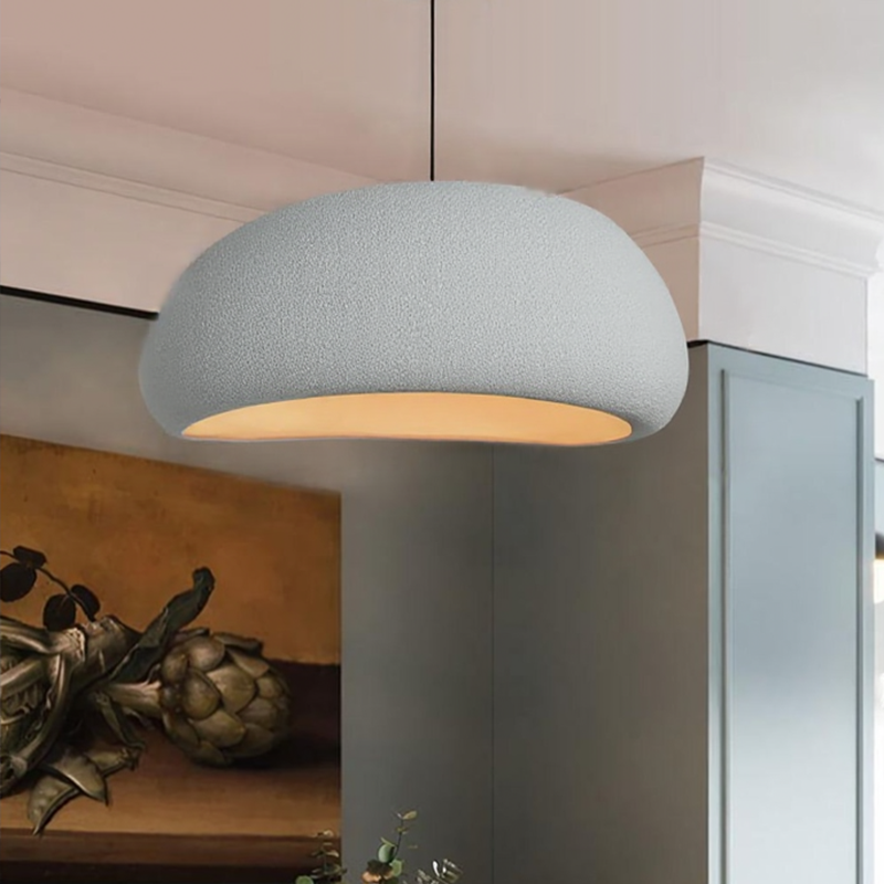 Japanese Wabi Sabi Style Bird Nest Shape Pendant Light