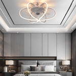 Round Flower Cage Ceiling Fans Lamp Ha082887