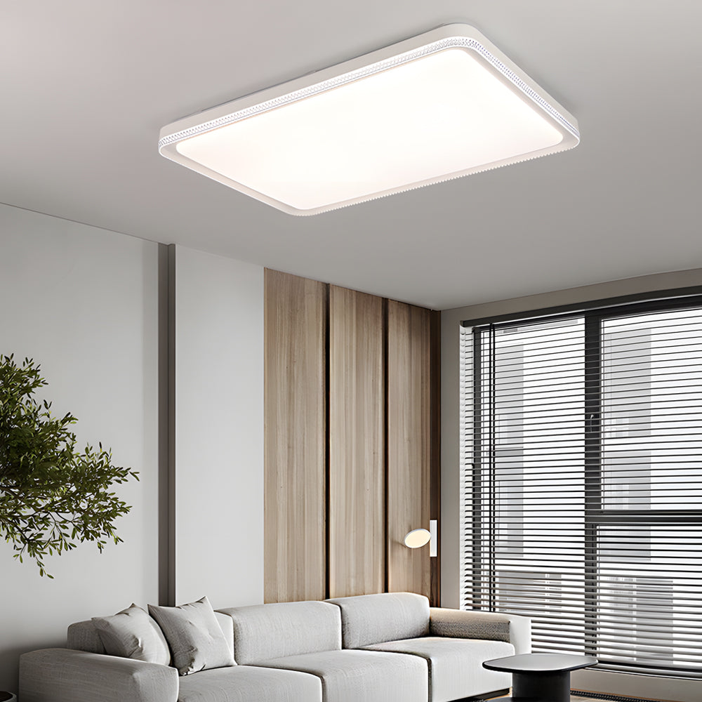 White Acrylic Led Flush Ceiling Lighting