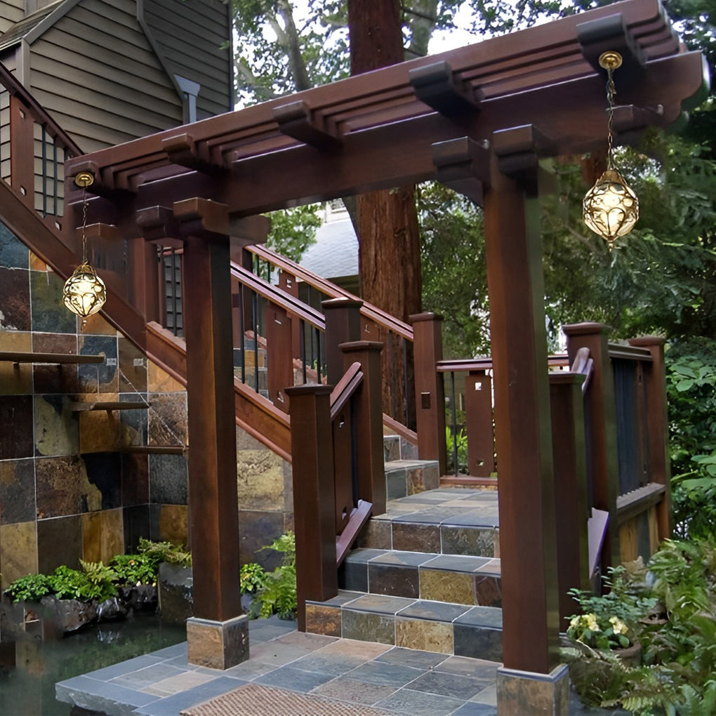 Retro Outdoor Chandelier Ha091752