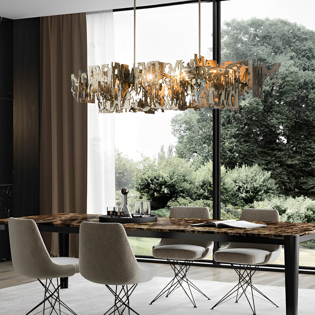 Led Post Modern Dining Room Chandelier Ha098601