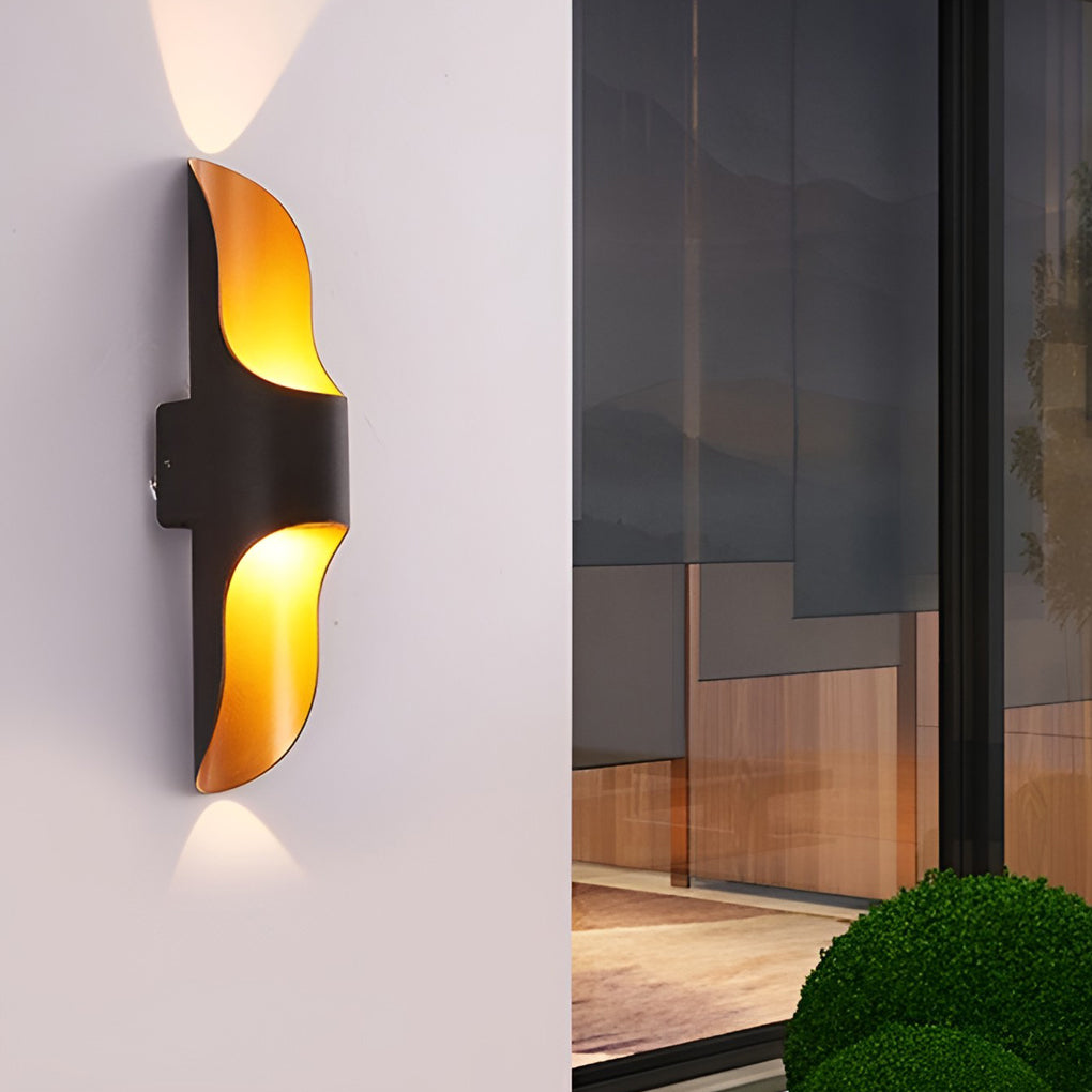Up And Down Lights Led Modern Outdoor Wall Sconce 1