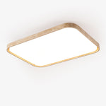 Lumo Stone Travertine LED Flush Mount Ceiling Light for Modern Interiors