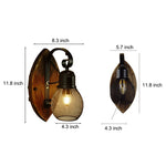 Rustic Antique Industrial Style Wall Lamp Li002456