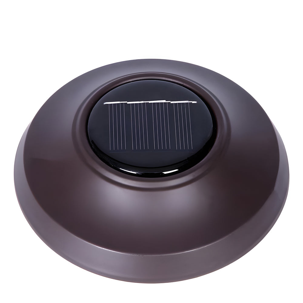 Waterproof Metal Glass Led Retro Modern Solar Powered Lawn Lights