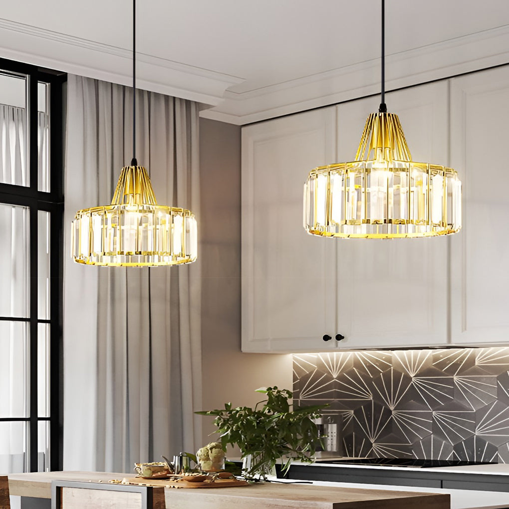 Drum Shaped Pendant Light Li001935