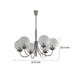 6 Lights Glass Balls Chandelier Li002519