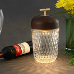 Pretty Cup Shape Crystal Table Lamp Glass Ambient Lighting