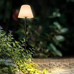 Modern Intelligent Led Metal And Shaded Floor Lamp
