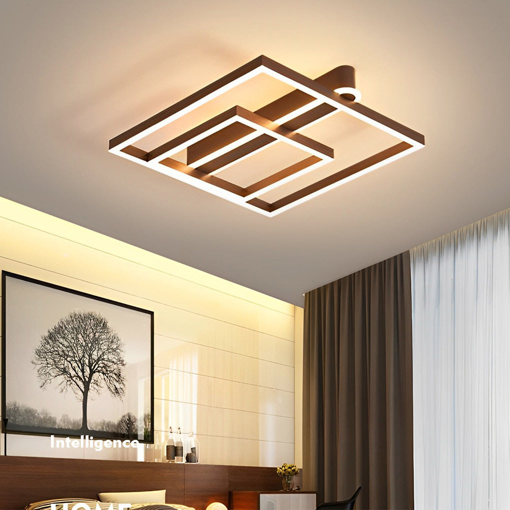 Square Double Frame Ceiling Light Ha083289