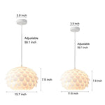 Round Fish Scales Pendant Light Ha096367