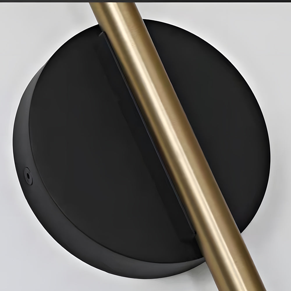 Simple Adjustable Round Led Luxury Aluminum Nordic Wall Light Fixture