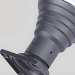 18 9 Inch H 1 Light Black Round Pier Mount Post Light