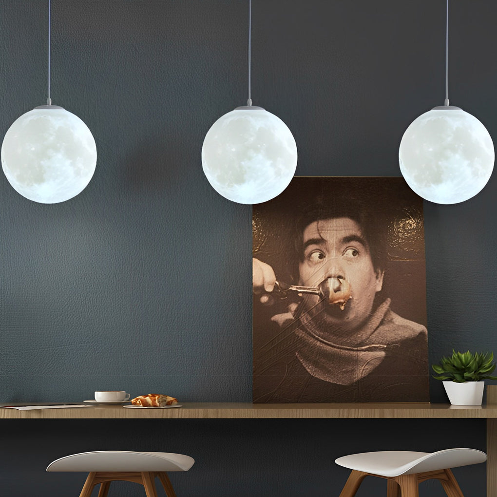 Moon White Pendant Lamp Ha076610