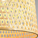 Handwoven Bamboo Pendant Light | Natural Illumination for Modern Interiors