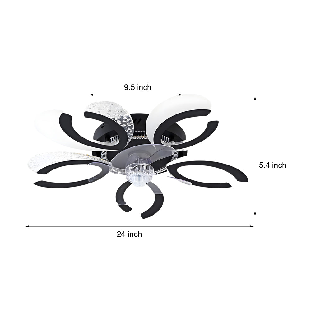 Flowers Mute Timing Ceiling Fan Li002708