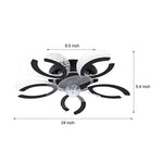 Flowers Mute Timing Ceiling Fan Li002708
