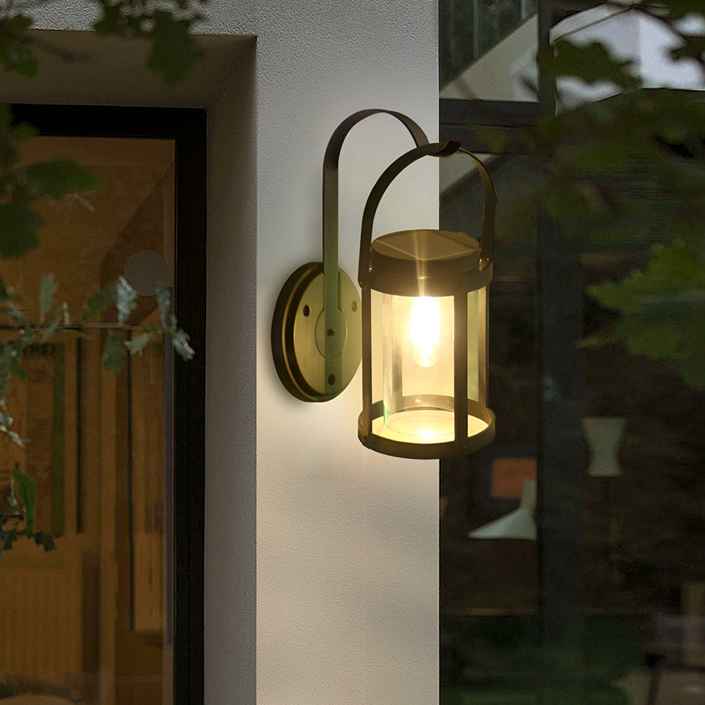 Lumière Portable Lantern Wall Sconce – Modern Solar LED Outdoor Lighting
