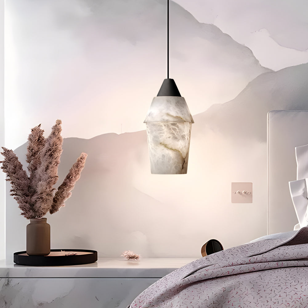 7 87 In H Alabaster Pendant Light 1 Light Kitchen Island Lighting