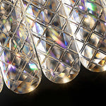 Creative Round Crystal 3 Step Dimming Led Luxury Modern Chandelier