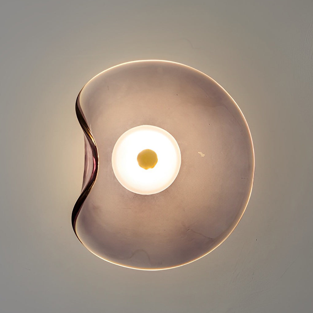 Round Glass Postmodern Wall Lamp Li002253
