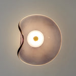 Round Glass Postmodern Wall Lamp Li002253